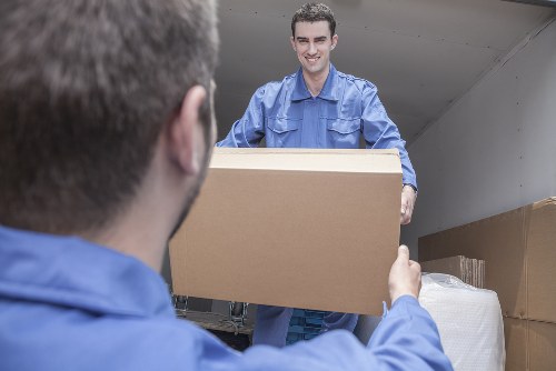 Professional removals service preparing a home move in Denmark