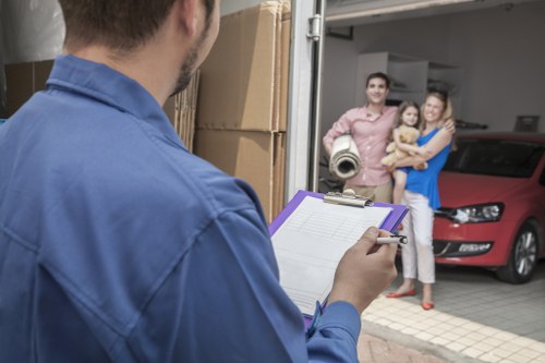 A student relocation van in Denmark