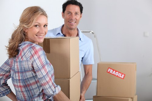 Packing and boxes support for a move
